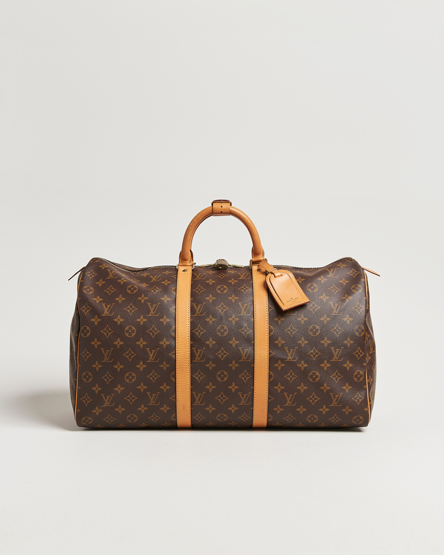 Heren | Pre-Owned & Vintage Bags | Louis Vuitton Pre-Owned | Keepall 50 Monogram