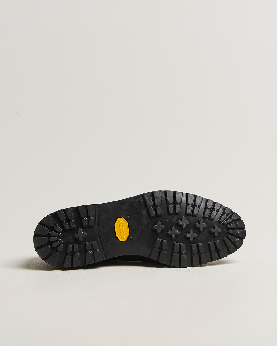Heren | Derby schoenen | Crockett & Jones | Sandhurst Derby Vibram Black Scotch Grain