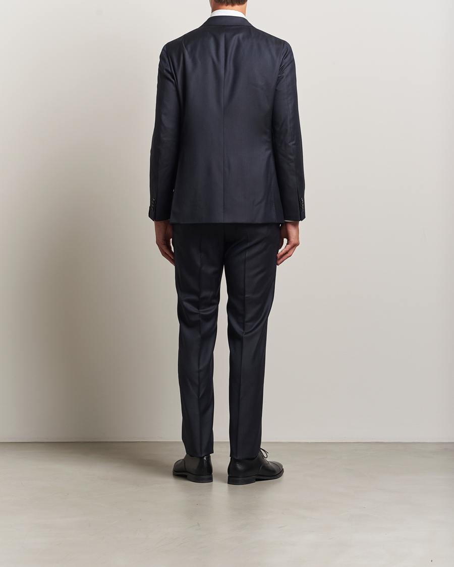 Heren | Pakken | Caruso | Aida Super 130s Wool Suit Navy