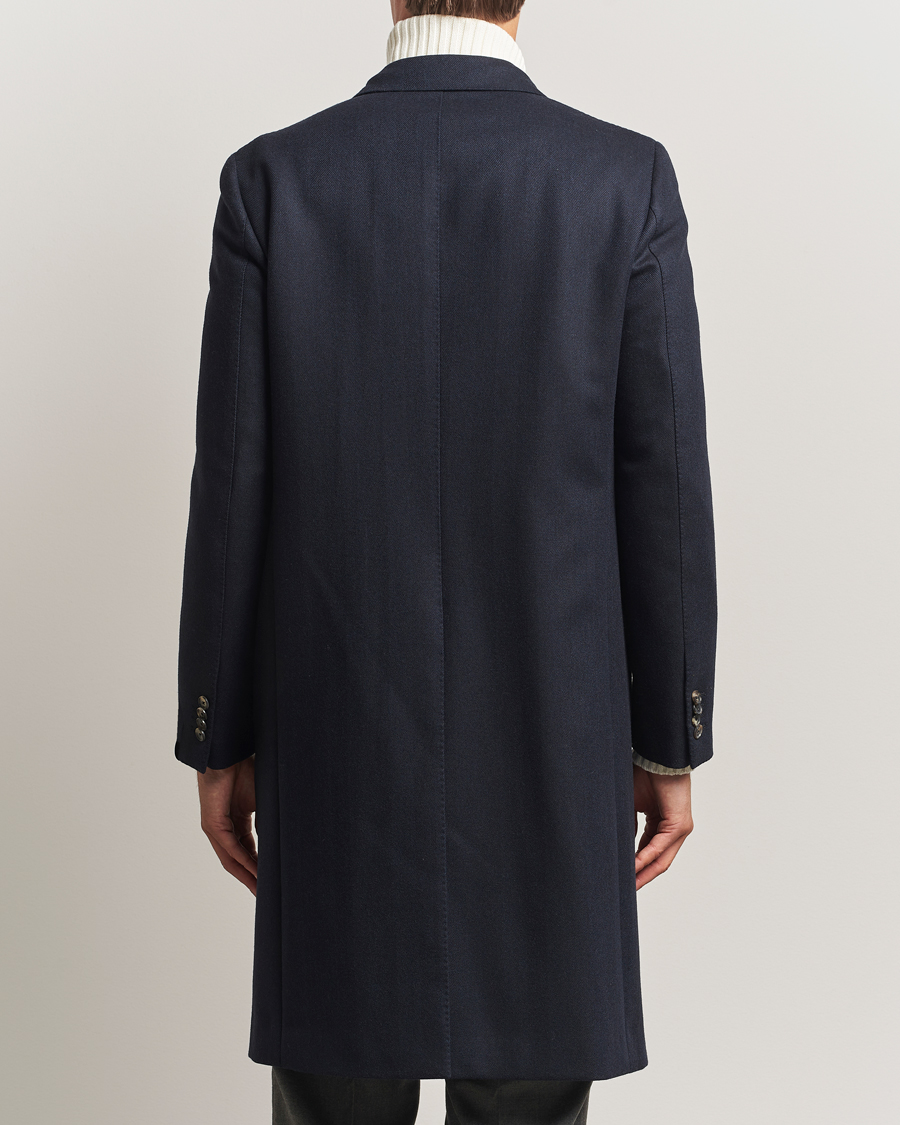 Heren | Jassen | Caruso | Aida Double Breasted Wool Coat Navy