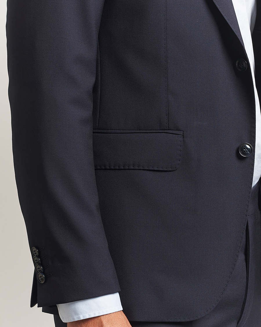 Heren | Blazers | Oscar Jacobson | Ego Wool Blazer Navy