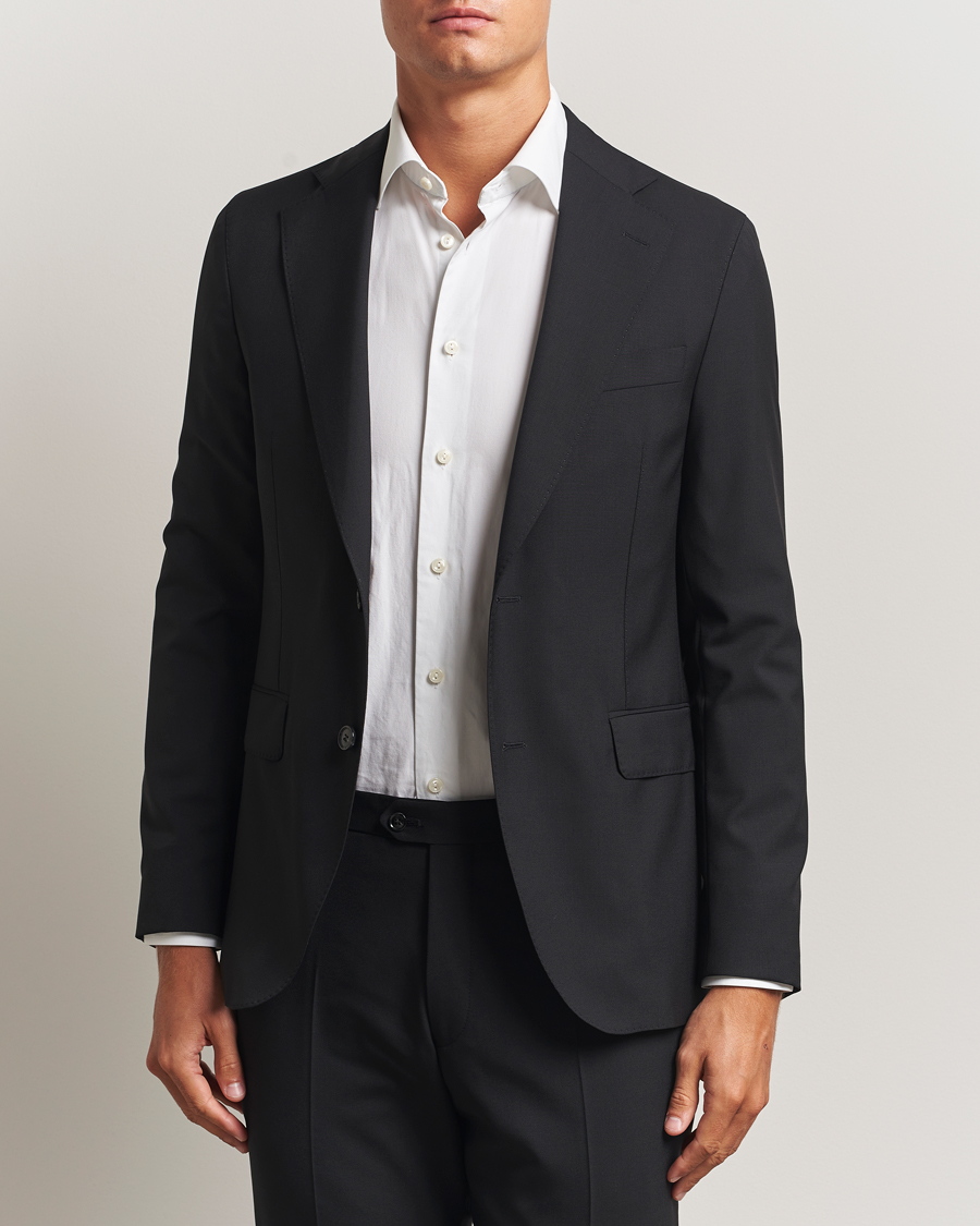 Heren | Blazers | Oscar Jacobson | Ego Wool Blazer Black