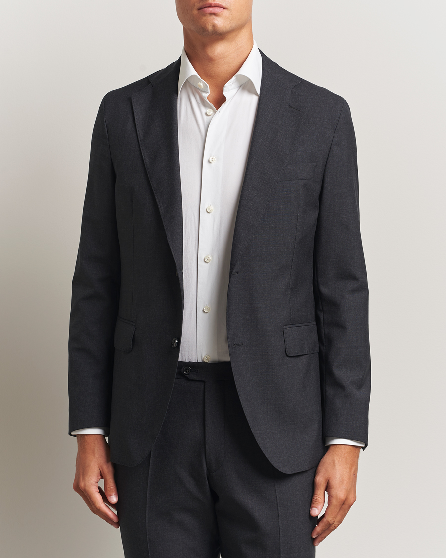 Heren | Blazers | Oscar Jacobson | Fogerty Wool Blazer Grey