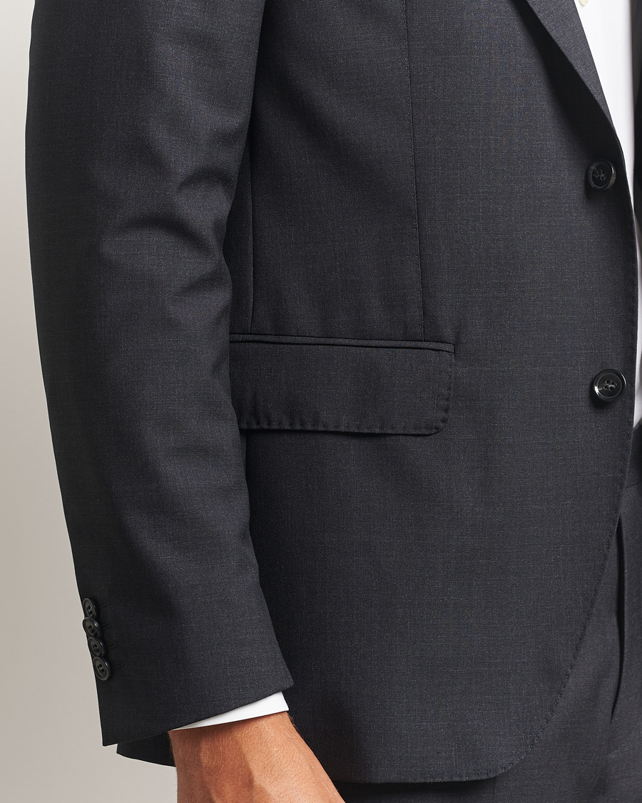 Heren | Blazers | Oscar Jacobson | Fogerty Wool Blazer Grey