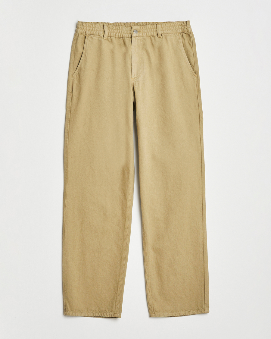 Heren | Broeken | Forét | Clay Twill Pants Khaki