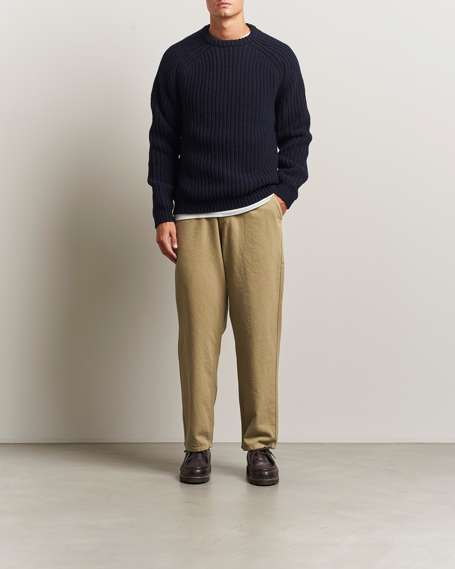 Heren | Broeken | Forét | Clay Twill Pants Khaki