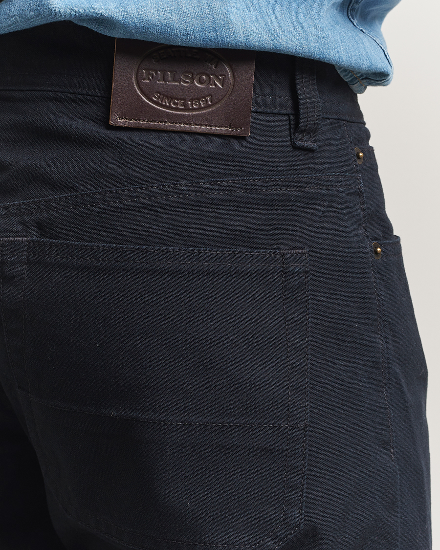 Heren | Broeken | Filson | Dry Tin 5 Pocket Pants Blue
