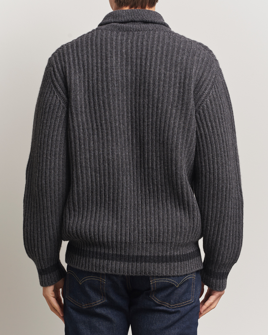 Heren | Truien | Filson | Bristol Shawl Neck Sweater Grey