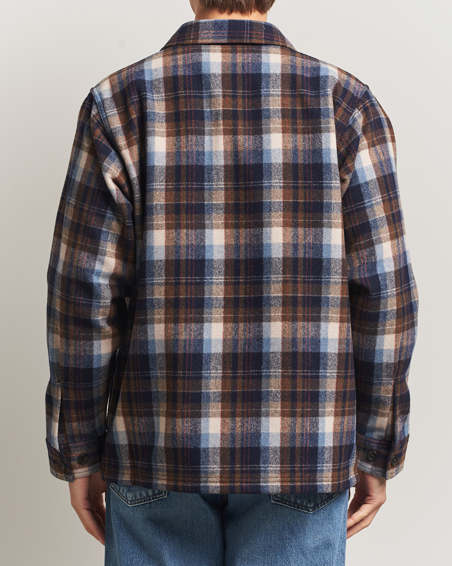 Heren | Overhemden | Filson | Checked Wool Jac Shirt Brown Multi