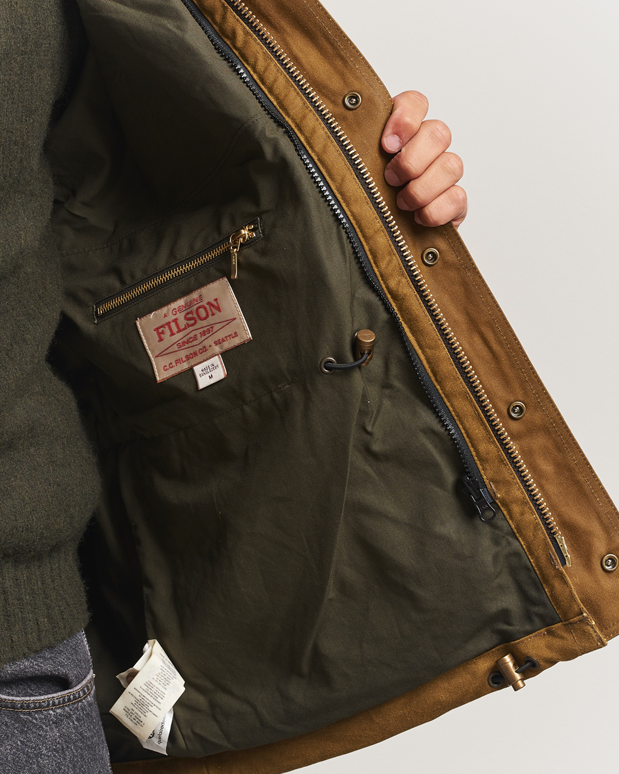 Heren | Jassen | Filson | Tin Cloth Field Jacket Dark Tan