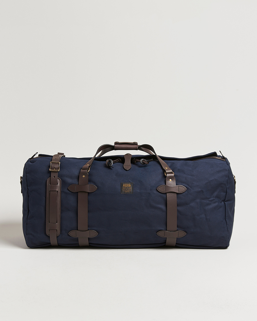 Heren | Tassen | Filson | Rugged Twill Duffle Large Navy