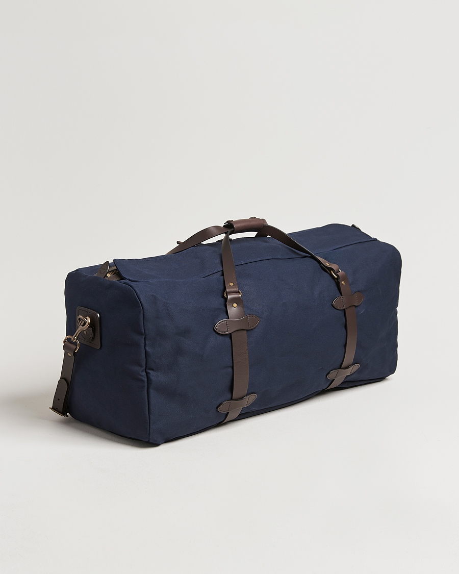 Heren | Tassen | Filson | Rugged Twill Duffle Large Navy