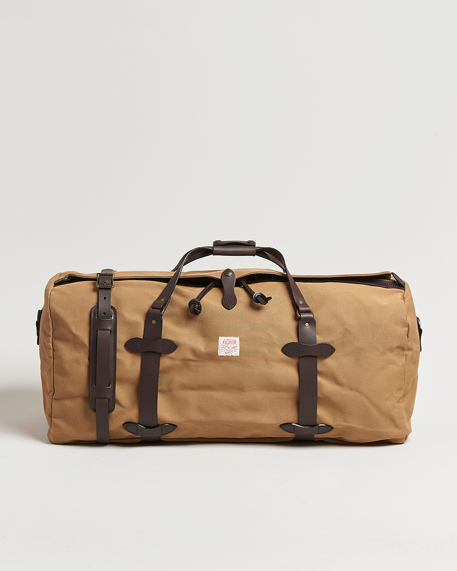 Heren | Tassen | Filson | Rugged Twill Duffle Large Tan
