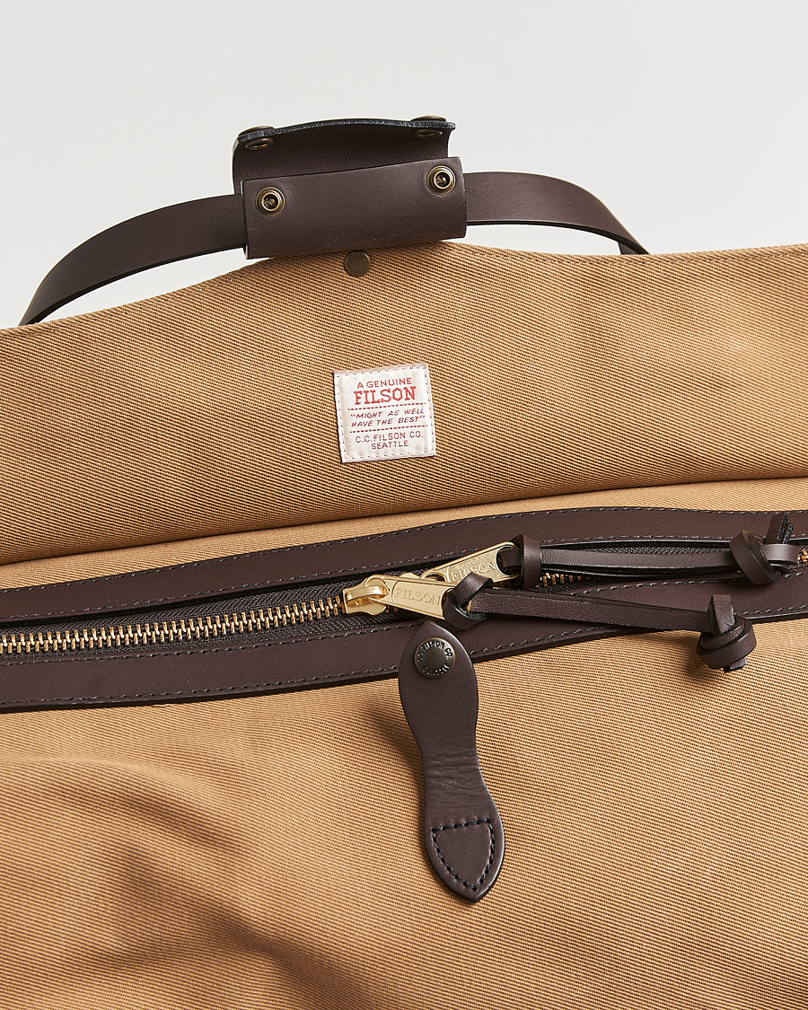 Heren | Tassen | Filson | Rugged Twill Duffle Large Tan