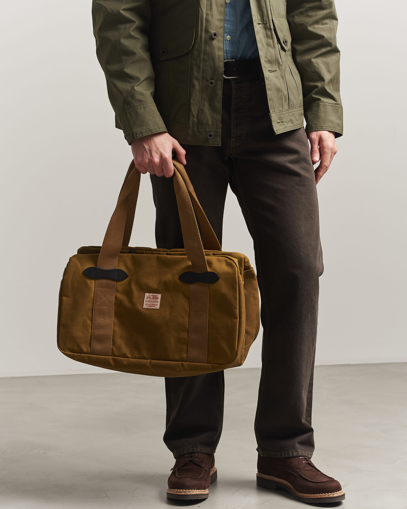 Heren | Tassen | Filson | Tin Cloth Small Duffle Tan