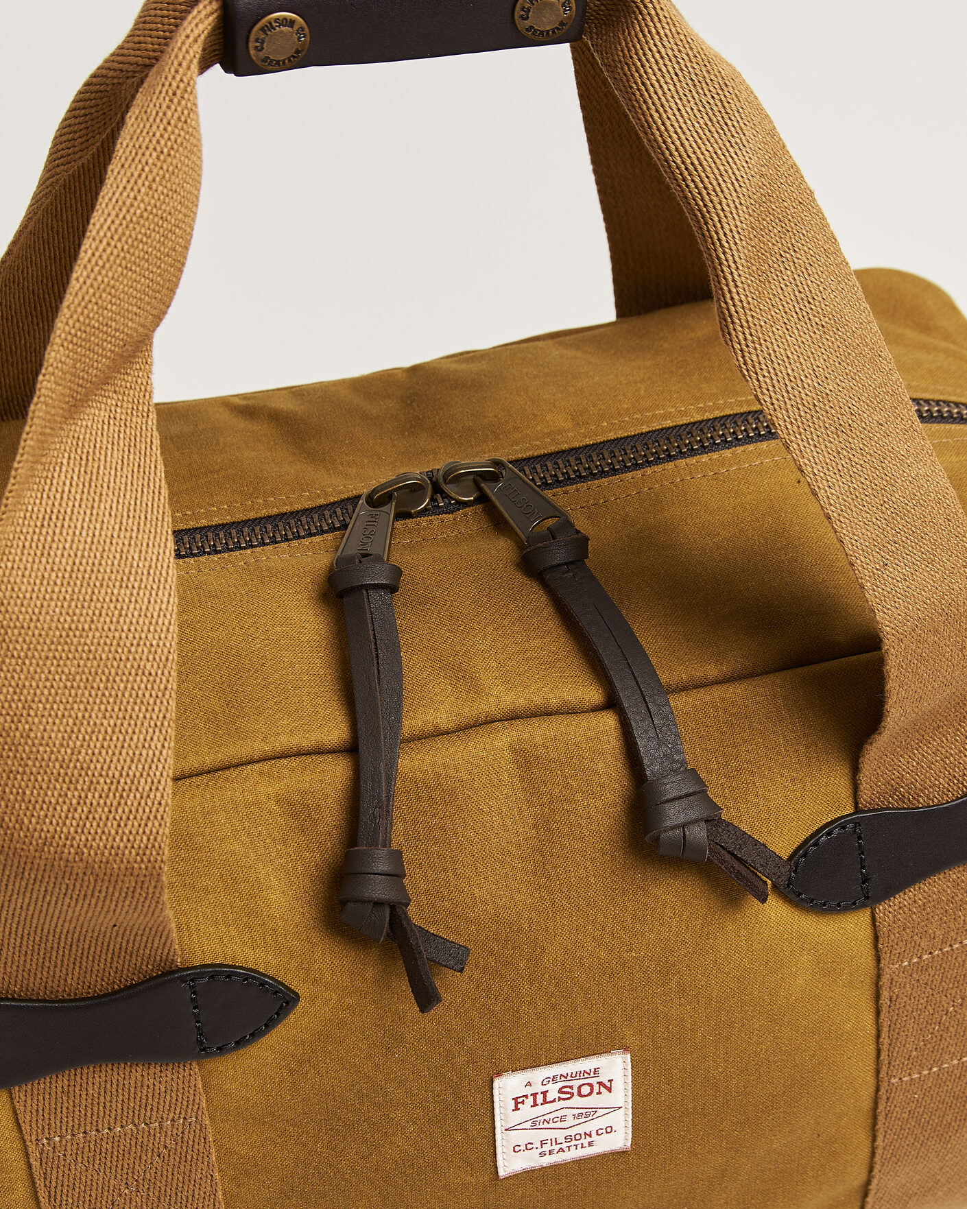 Heren | Tassen | Filson | Tin Cloth Small Duffle Tan