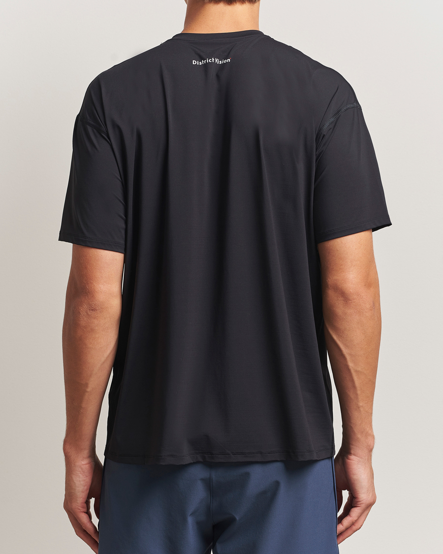 Heren | T-shirts | District Vision | Lightweight Short Sleeve T-Shirt Black