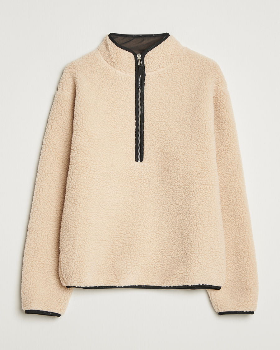 Heren | Truien | District Vision | Heavyweight Half Zip Pile Fleece Quartz
