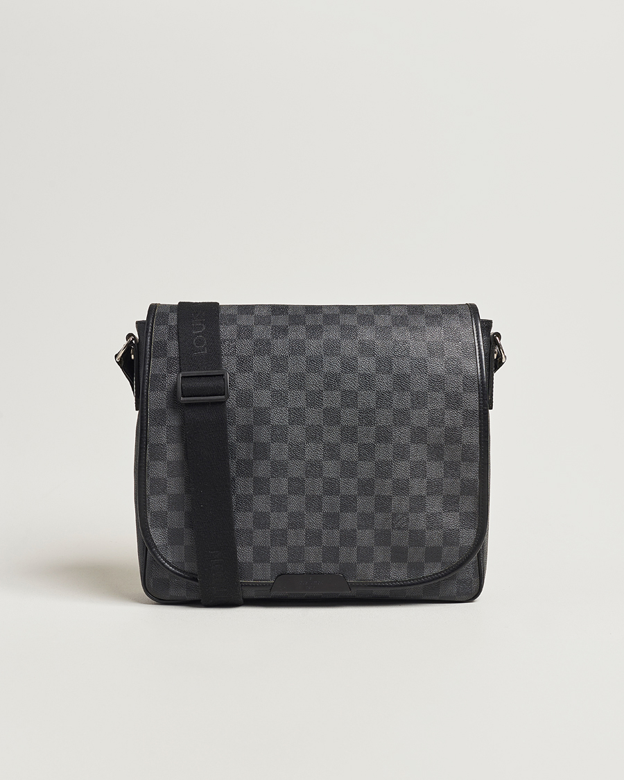 Heren | Pre-Owned & Vintage Bags | Louis Vuitton Pre-Owned | Daniel MM Shoulder Bag Damier Graphite