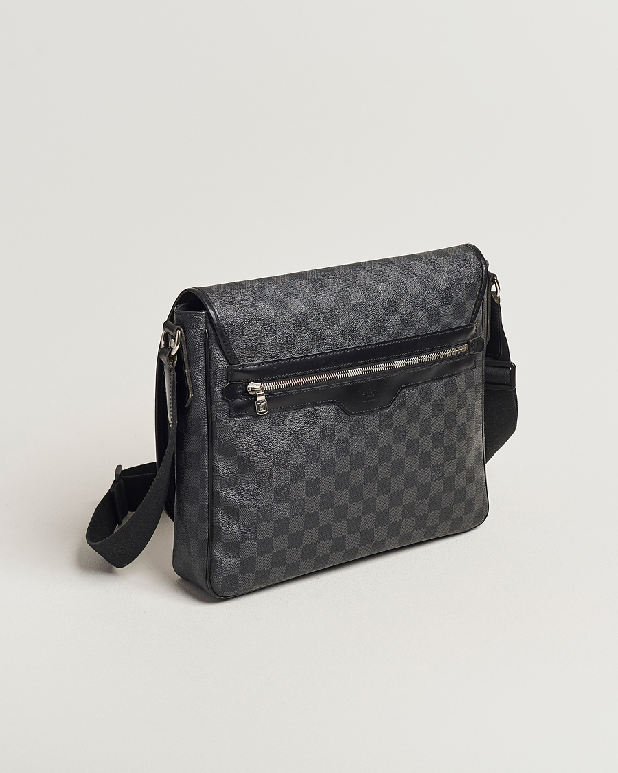 Heren | Pre-Owned & Vintage Bags | Louis Vuitton Pre-Owned | Daniel MM Shoulder Bag Damier Graphite
