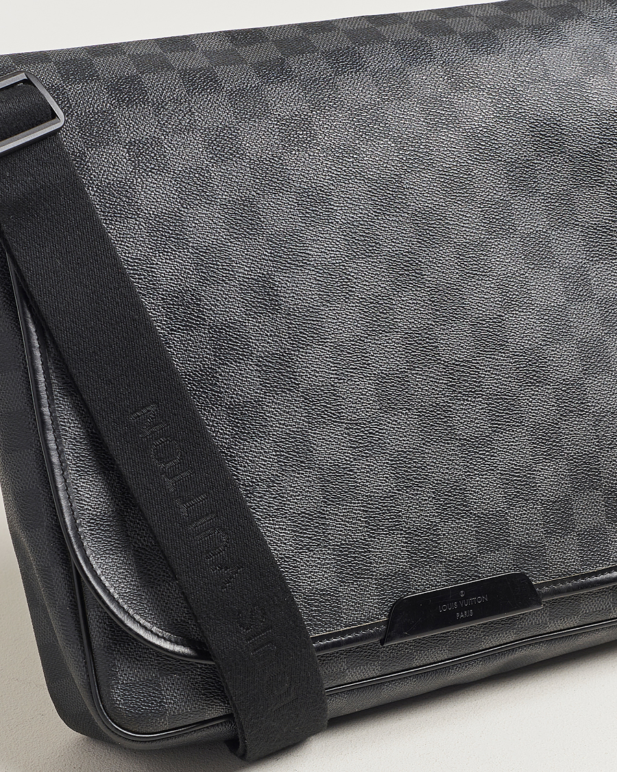 Heren | Pre-Owned & Vintage Bags | Louis Vuitton Pre-Owned | Daniel MM Shoulder Bag Damier Graphite