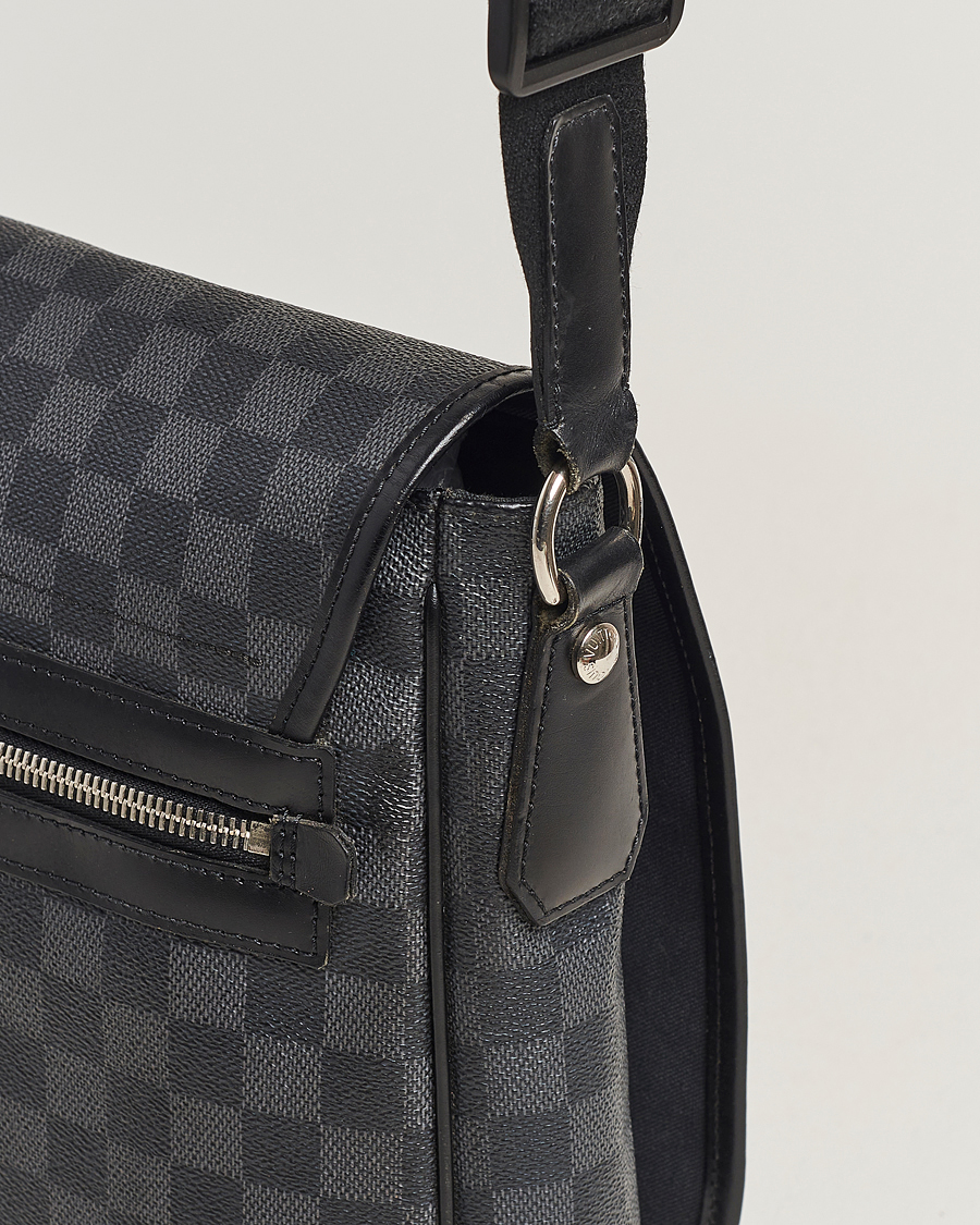 Heren | Pre-Owned & Vintage Bags | Louis Vuitton Pre-Owned | Daniel MM Shoulder Bag Damier Graphite