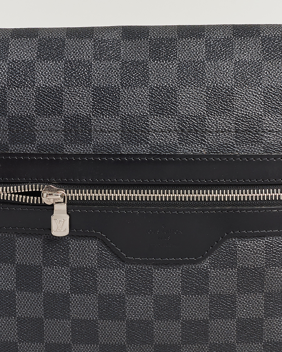 Heren | Pre-Owned & Vintage Bags | Louis Vuitton Pre-Owned | Daniel MM Shoulder Bag Damier Graphite