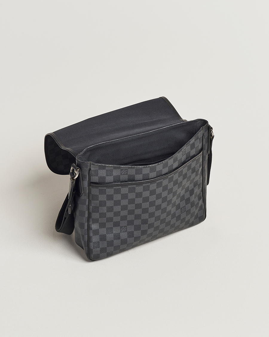 Heren | Pre-Owned & Vintage Bags | Louis Vuitton Pre-Owned | Daniel MM Shoulder Bag Damier Graphite