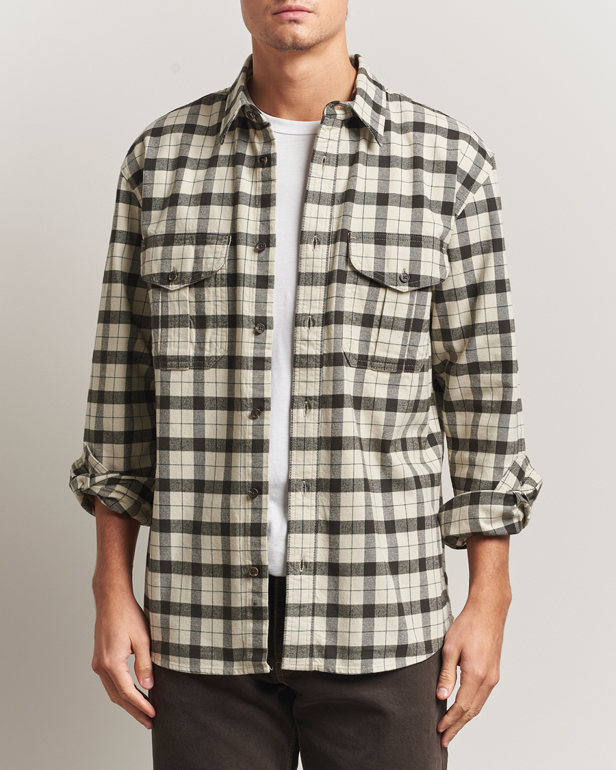 Heren | Overhemden | Filson | Checked Alaskan Guide Shirt Cream/Grey