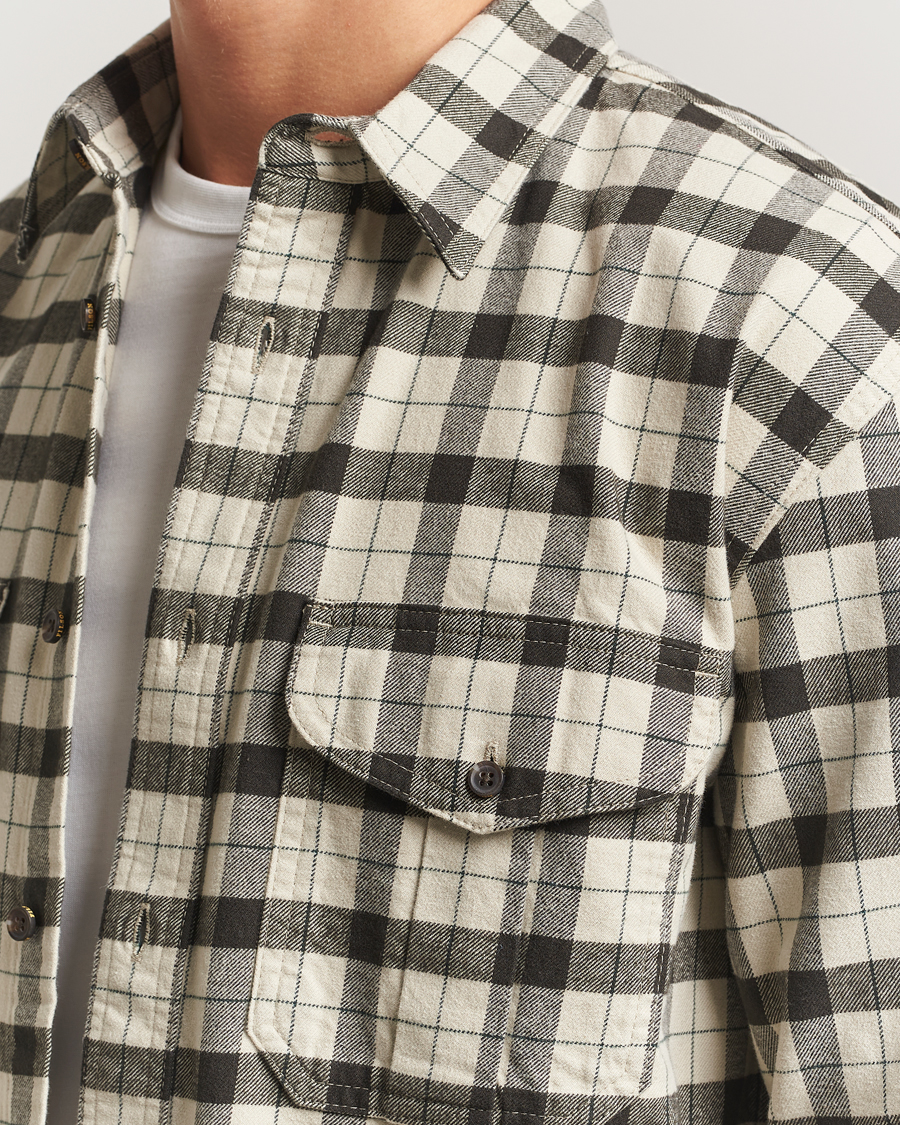 Heren | Overhemden | Filson | Checked Alaskan Guide Shirt Cream/Grey