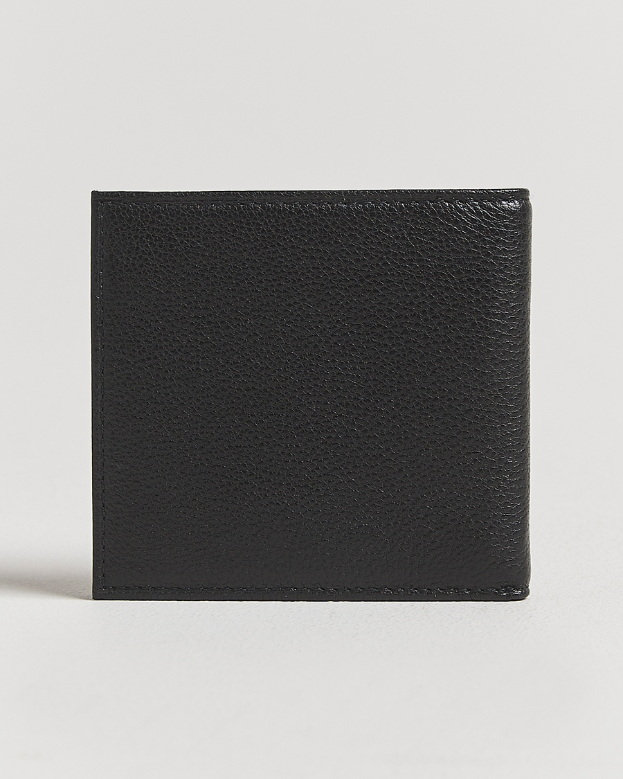 Heren | Portemonnees | Polo Ralph Lauren | Pebbled Leather Billfold Wallet Black