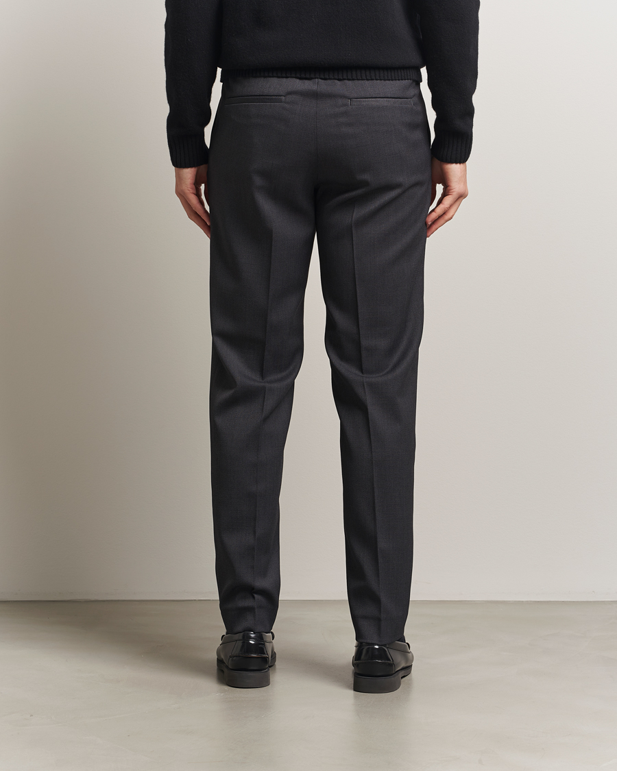 Heren | Broeken | Filippa K | Theo Relaxed Wool Trousers Mid Grey