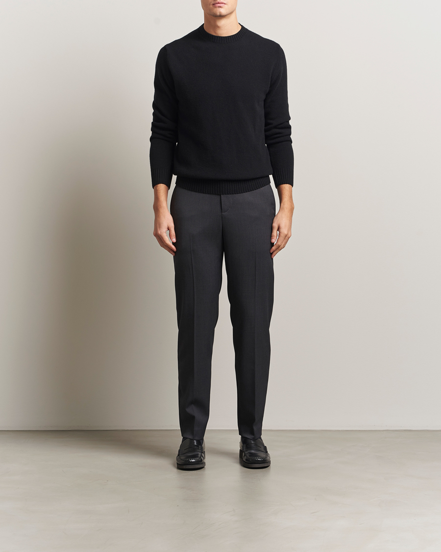 Heren | Broeken | Filippa K | Troy Tailored Drawstring Trousers Mid Grey
