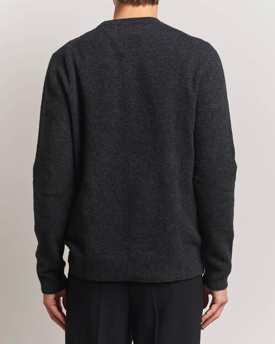 Heren | Truien | Filippa K | Yak Knitted Sweater Charcoal Melange