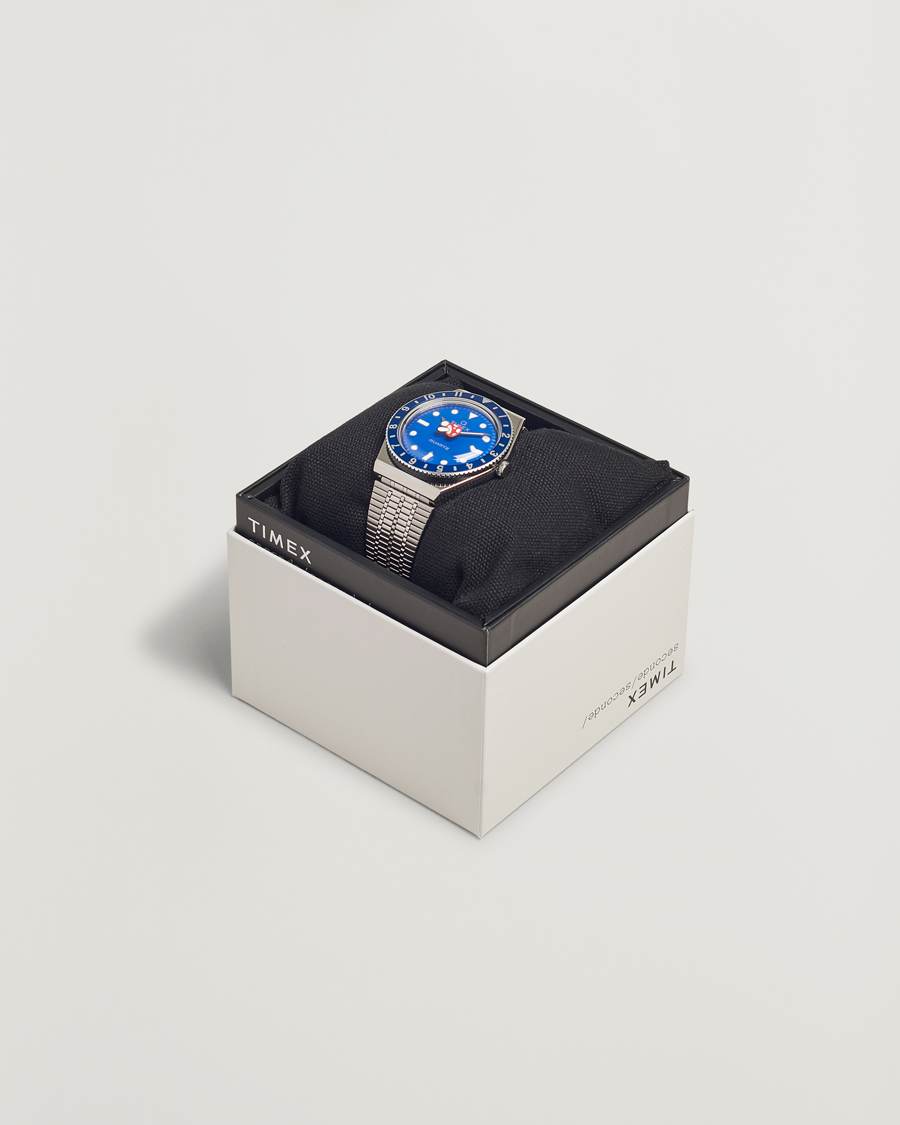 Heren | Timex Timex x Seconde/Seconde/ Steel 38mm Blue Dial | Timex | x Seconde/Seconde/ Steel 38mm Blue Dial
