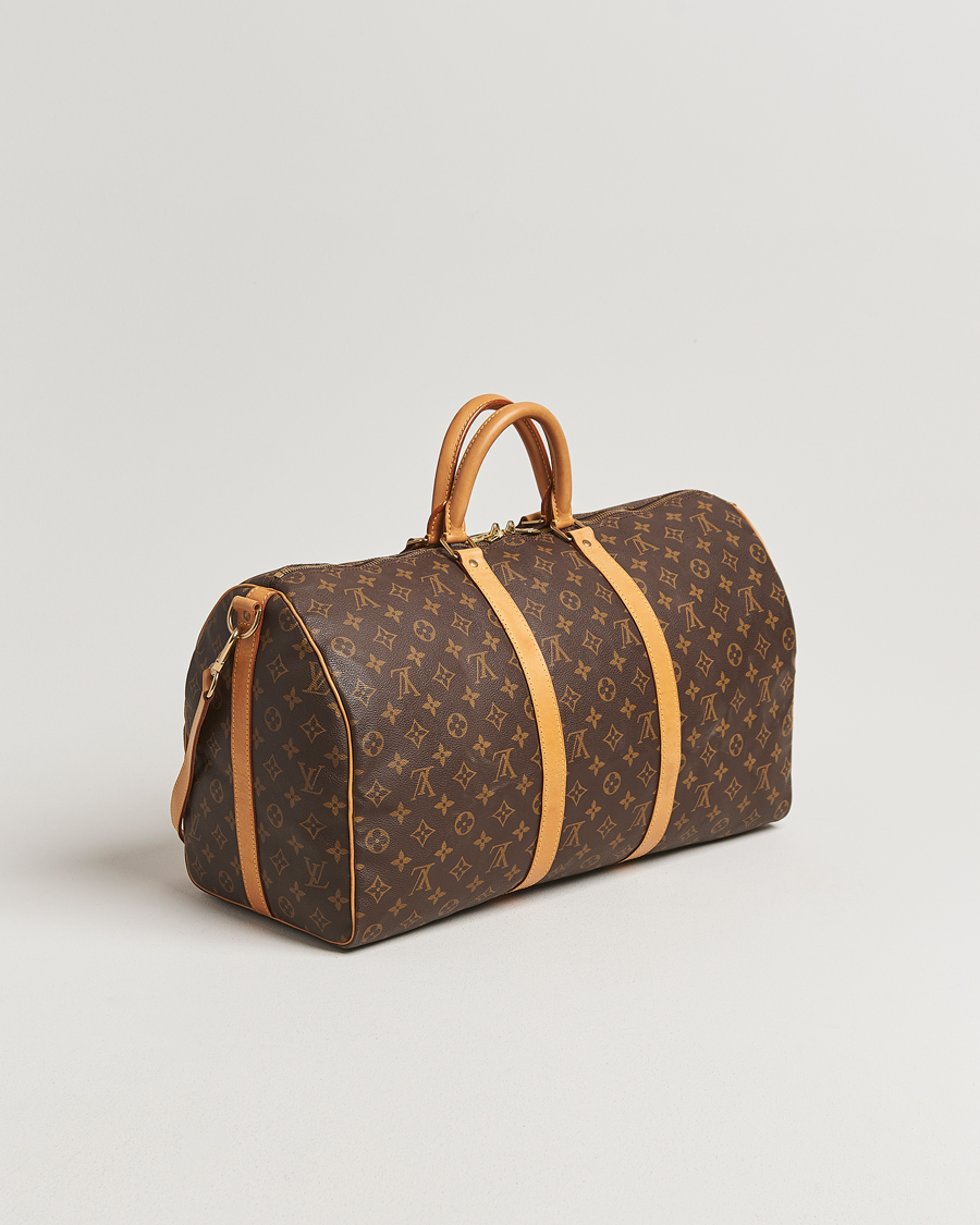 Heren | Pre-Owned & Vintage Bags | Louis Vuitton Pre-Owned | Keepall Bandoulière 50 Monogram