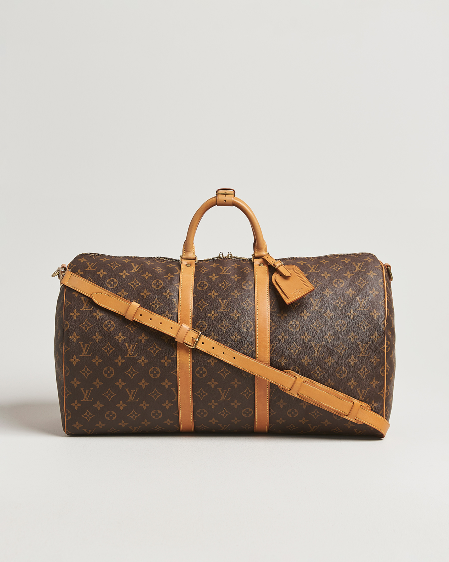 Heren | Pre-Owned & Vintage Bags | Louis Vuitton Pre-Owned | Keepall Bandoulière 55 Monogram