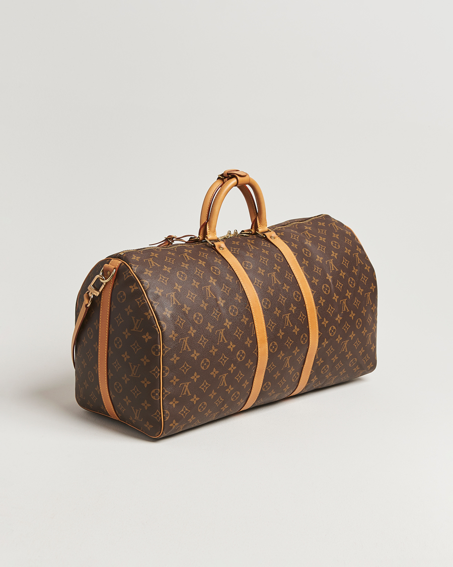 Heren | Pre-Owned & Vintage Bags | Louis Vuitton Pre-Owned | Keepall Bandoulière 55 Monogram