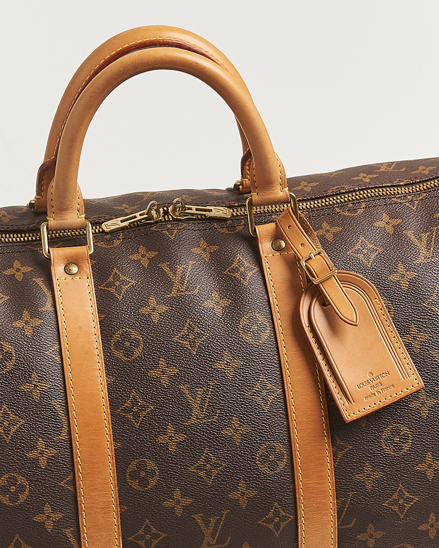 Heren | Louis Vuitton Pre-Owned Keepall Bandoulière 55 Monogram | Louis Vuitton Pre-Owned | Keepall Bandoulière 55 Monogram