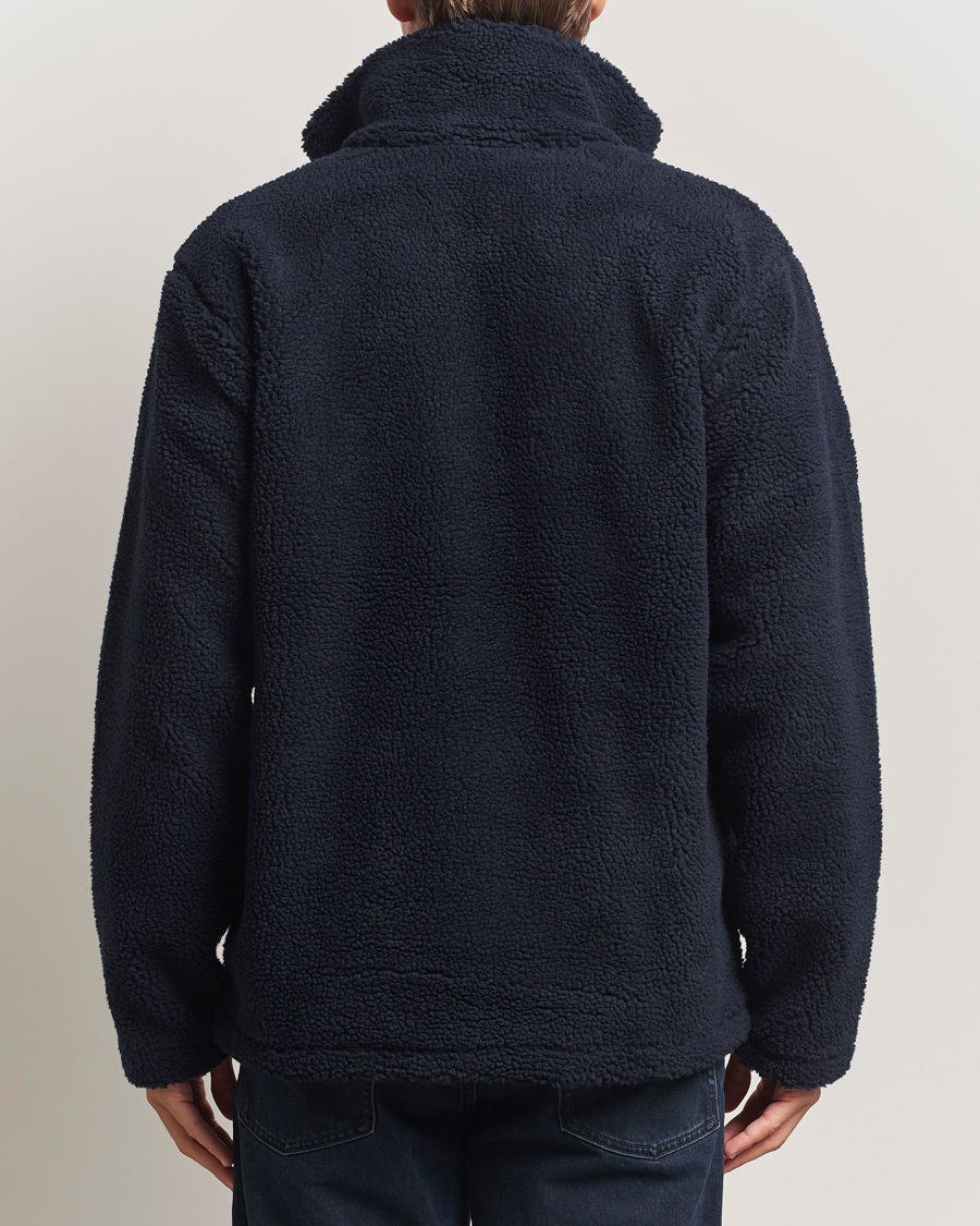Heren | Jassen | A Day's March | Acton Fleece Jacket Navy