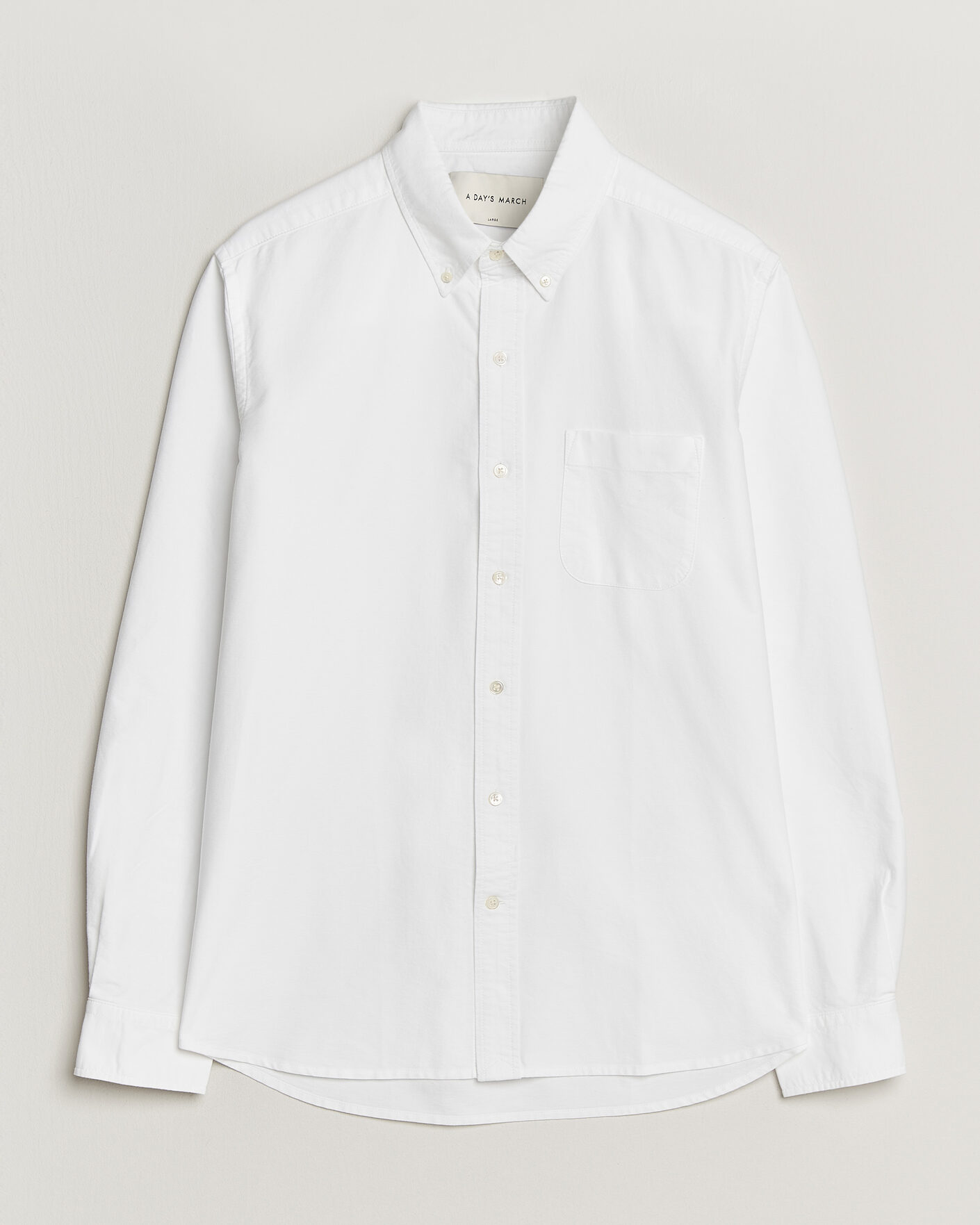 Heren | Overhemden | A Day's March | Classic Oxford Shirt White
