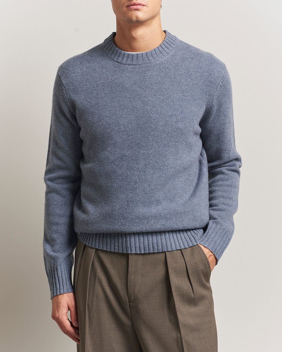 Heren | Truien | A Day's March | Marlow Lambswool Sweater Frost
