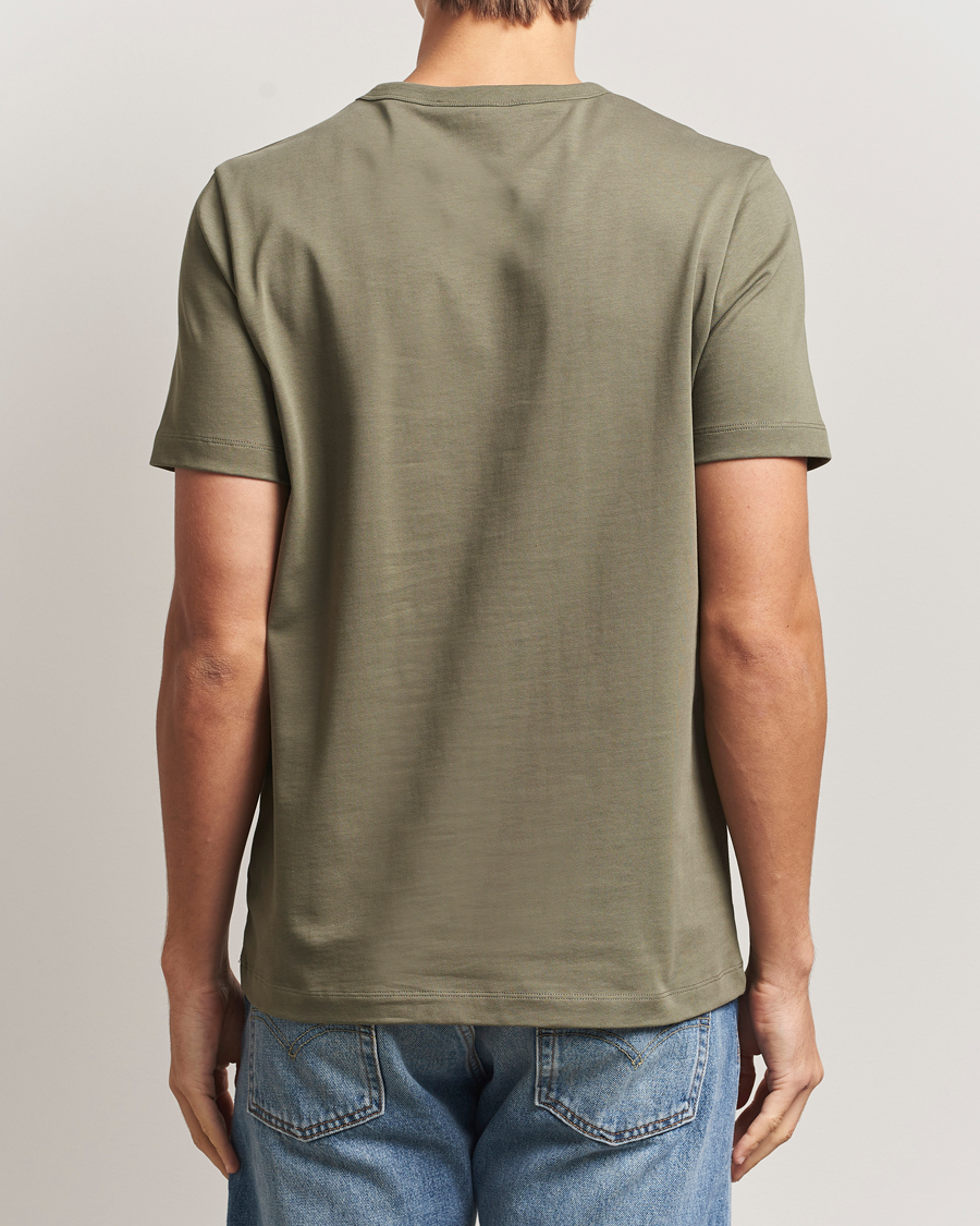 Heren | T-shirts | A Day's March | Heavyweight T-Shirt Smoke Olive
