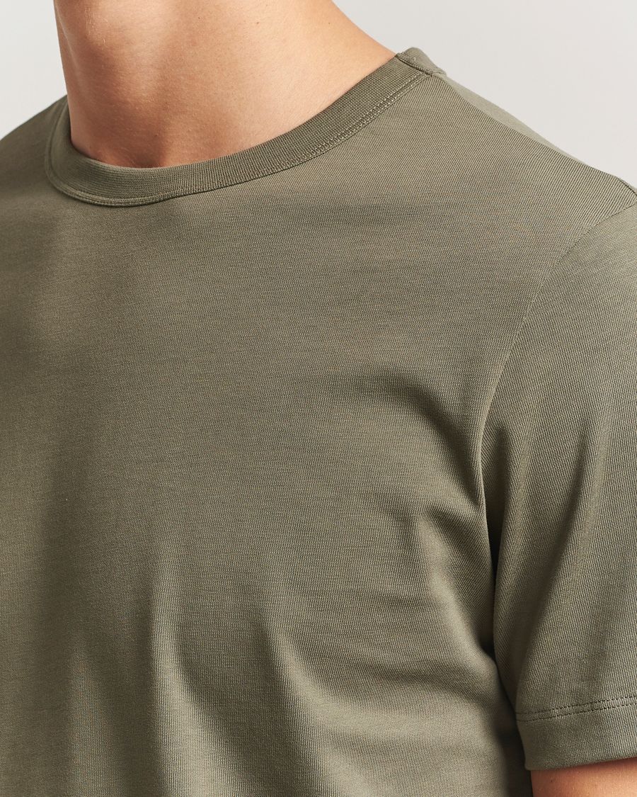 Heren | T-shirts | A Day's March | Heavyweight T-Shirt Smoke Olive