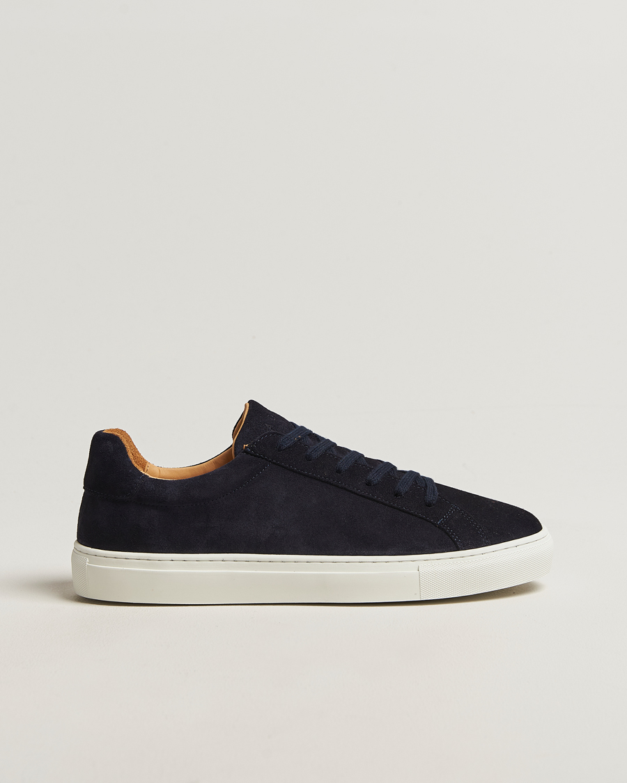 Heren | Sneakers | A Day's March | Suede Marching Sneaker Navy