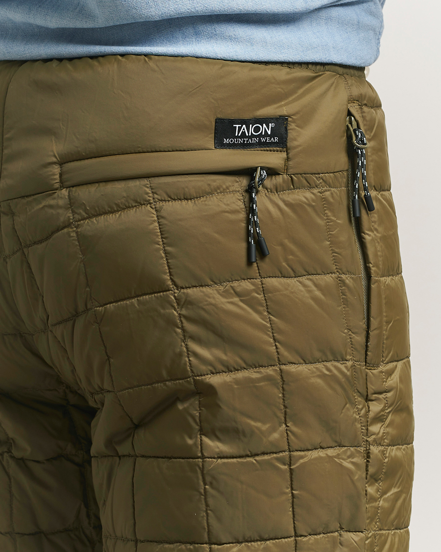 Heren | Broeken | TAION | Mountain Down Pants Olive