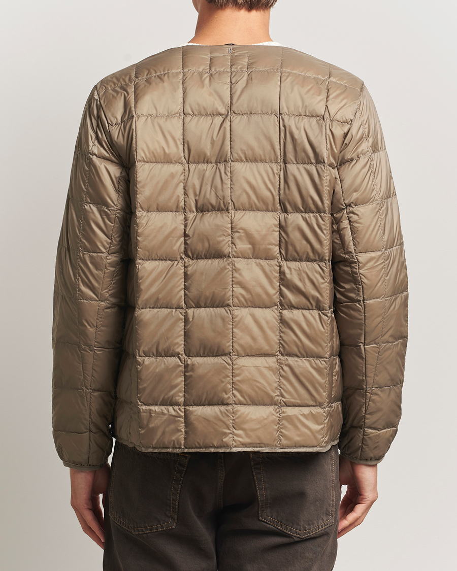 Heren | Jassen | TAION | Crew Neck Button Down Jacket Khaki