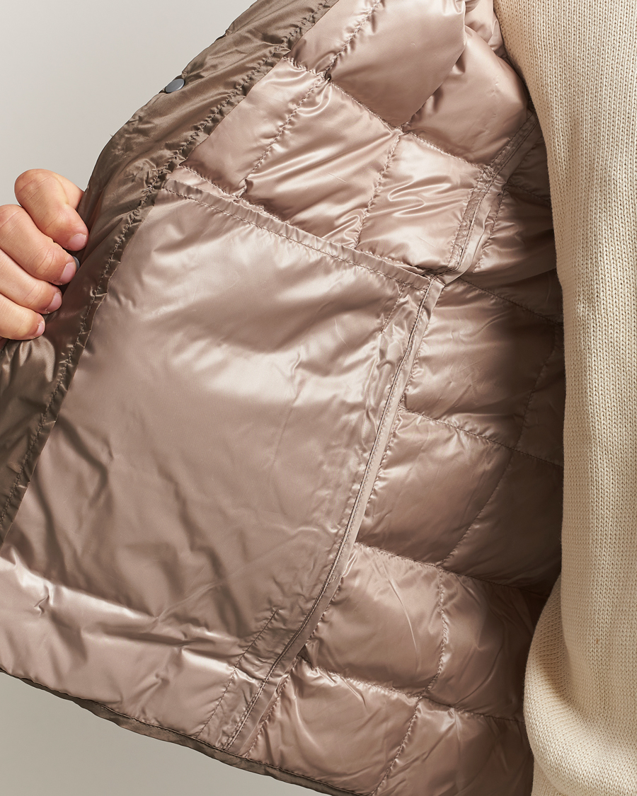 Heren | Jassen | TAION | Crew Neck Button Down Jacket Khaki