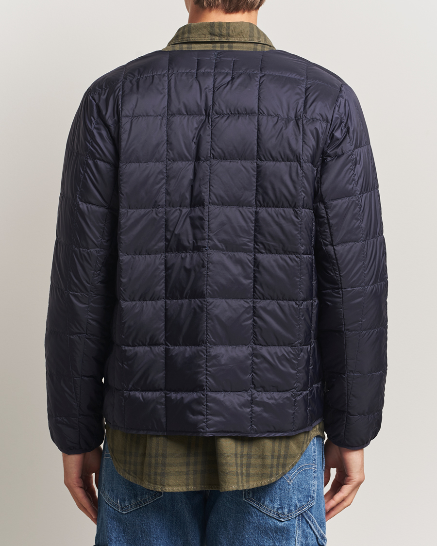 Heren | Jassen | TAION | Crew Neck Button Down Jacket Navy