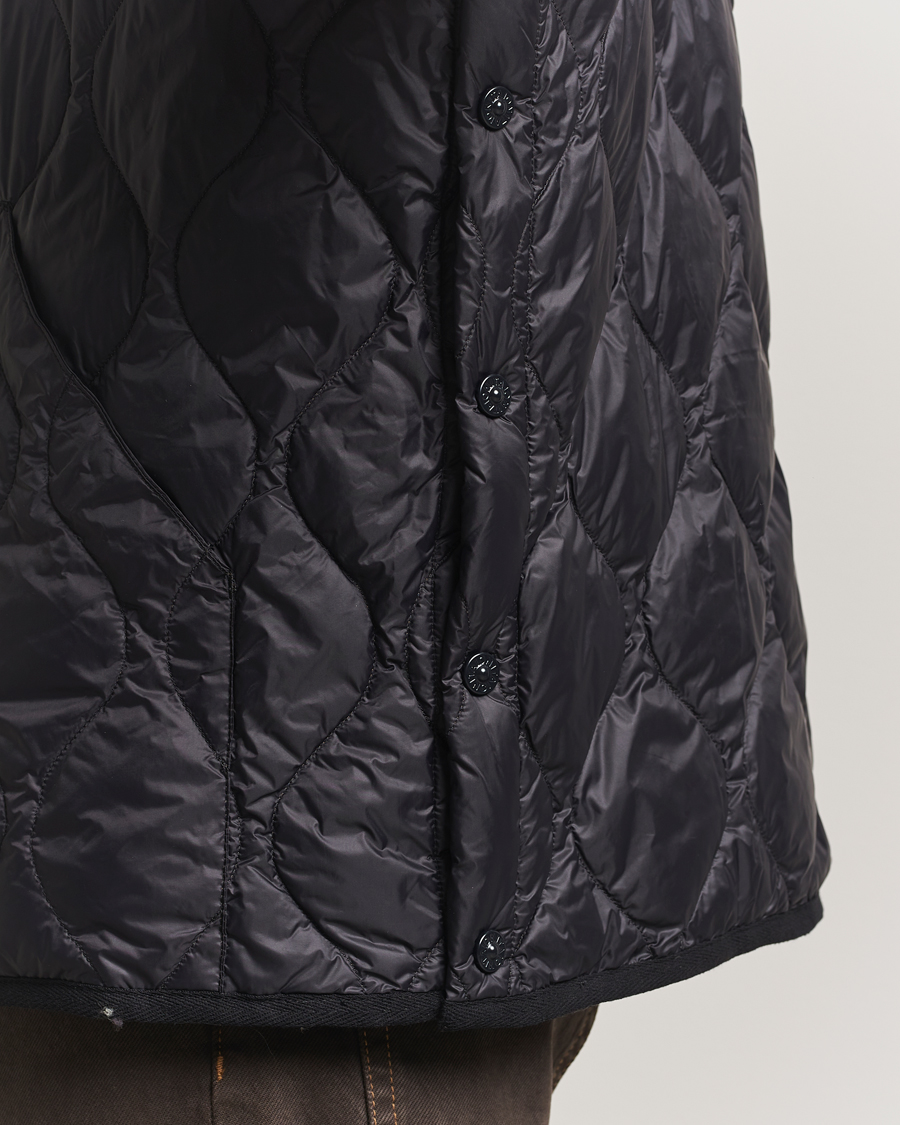 Heren | Gilets | TAION | Military Crew Neck Down Vest Black